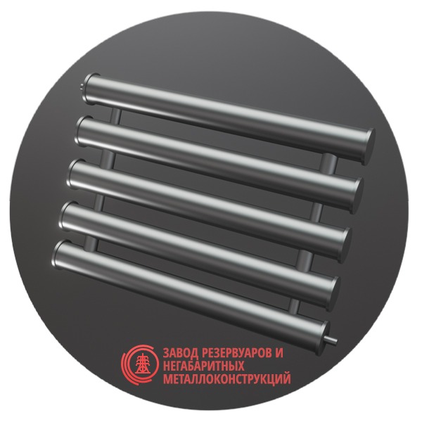 Регистры отопления пятирядные РСП-5x108x3.0-10000 мм