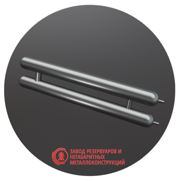 Регистры отопления двухрядные РСЭ-2x219x5.0-6000 мм