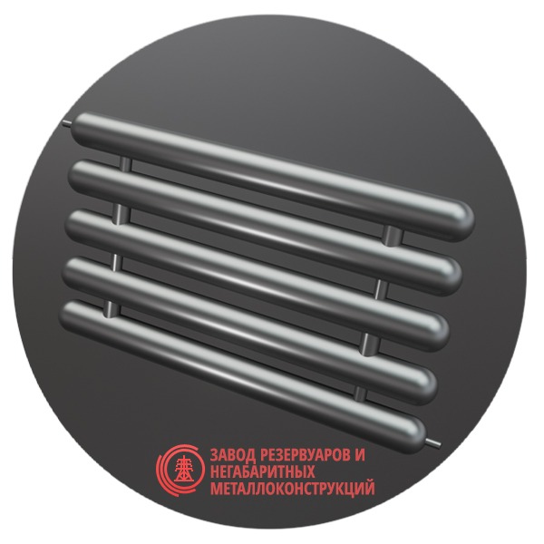 Регистры отопления пятирядные РСЭ-5x42x2.0-3000 мм