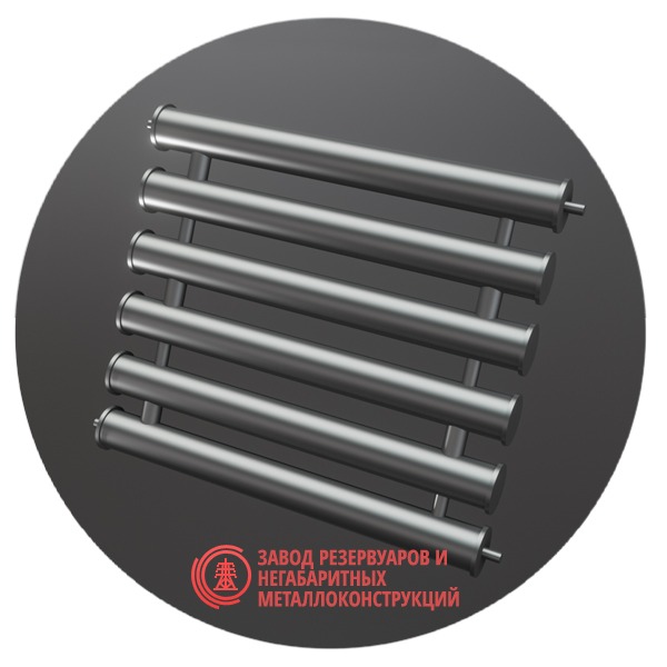 Регистры отопления шестирядные РСП-6x219x5.0-5000 мм